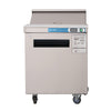 27 inch Salad Sandwich Prep Table Refrigerator, Stainless Steel Single Door Food Prep Cooler Stainless Steel