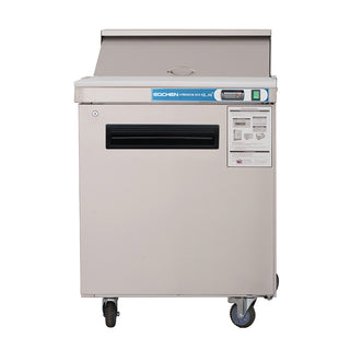 27 inch Salad Sandwich Prep Table Refrigerator, Stainless Steel Single Door Food Prep Cooler Stainless Steel