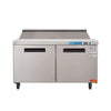 48 inch Salad Sandwich Prep Table Refrigerator, Stainless Steel Food Prep Cooler