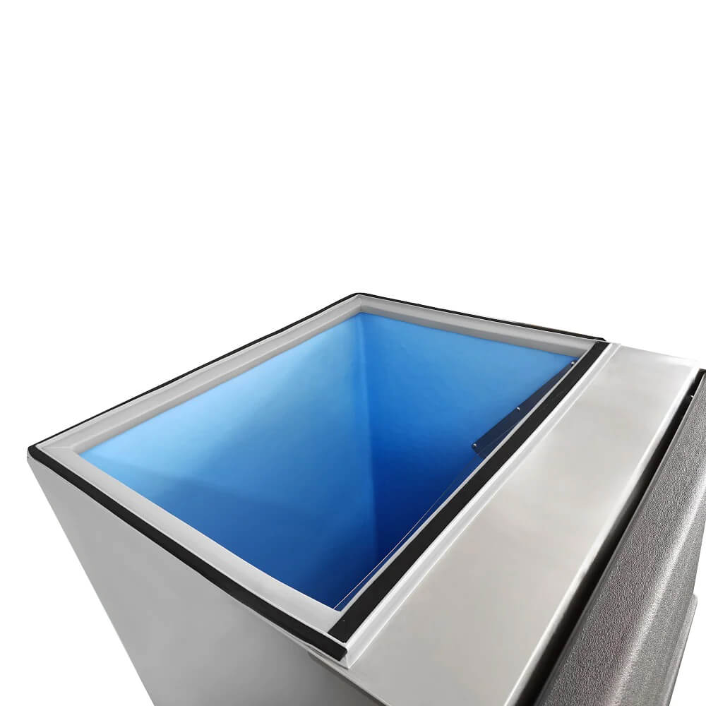 230 lbs Ice Machine Storage, Commercial Ice Storage Bin - 