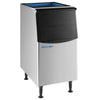 230 lbs Ice Machine Storage, Commercial Ice Storage Bin Stainless Steel