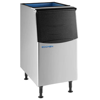 230 lbs Ice Machine Storage, Commercial Ice Storage Bin Stainless Steel