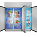 3 Door Commercial Refrigerator and Freezer