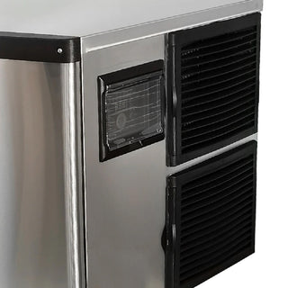 EQCHEN 500 lb Ice Maker, 500 Pound Ice Machine Stainless Steel