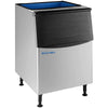 375 lbs Ice Machine Storage, Commercial Ice Storage Bin Stainless Steel