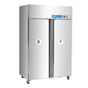 Commercial Fridge and Freezer Combo, EQCHEN 48" 2 door Reach-In Commercial Refrigerator and Freezer Combination