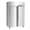 Commercial Fridge and Freezer Combo, EQCHEN 48" 2 door Reach-In Commercial Refrigerator and Freezer Combination Stainless Steel