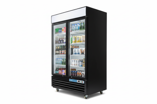 2 door 48 inch Commercial Drink Cooler, Refrigerator, Fridge