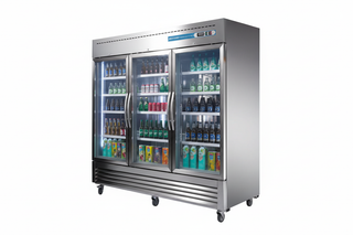 3 door Commercial Drink Cooler, Refrigerator, Fridge