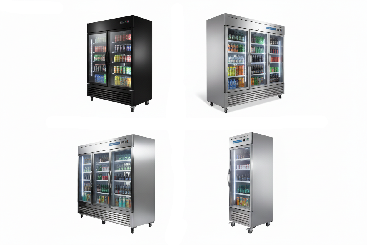 Commercial Drink Cooler, Refrigerator, Fridge - 
