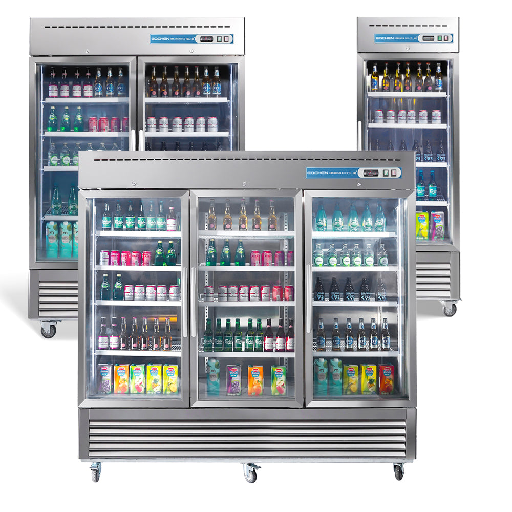 Commercial Glass Door Refrigerator, Fridge, Cooler - 