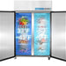 2 Door Commercial Refrigerator and Freezer