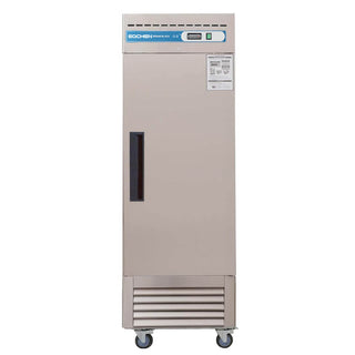 EQCHEN 27 Inch 1 Door Commercial Freezer Stainless Steel