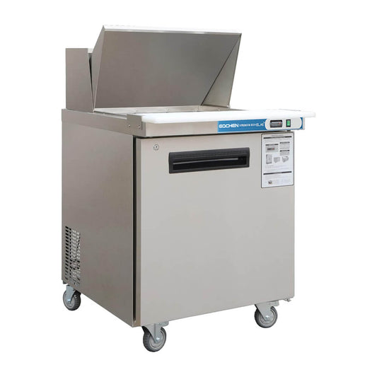 27 inch Salad Sandwich Prep Table Refrigerator, Mega Top, Stainless Steel Food Prep Cooler