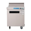 27 inch Salad Sandwich Prep Table Refrigerator, Stainless Steel Single Door Food Prep Cooler