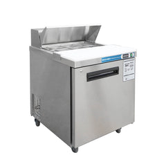 EQCHEN 27 Inch Sandwich Prep Table Refrigerator