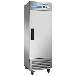 Commercial Reach in Fridge, 23 Cu.ft Stainless Steel Reach in Upright Fan Cooling Refrigerator Stainless Steel