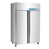 Commercial Reach in Freezer, 2 door 36 Cu.ft Stainless Steel Commercial Reach in Solid door Upright Fan Cooling Freezer Stainless Steel