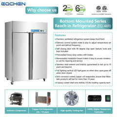 Why Choose EQCHEN 48 Inch 2 Door Commercial Refrigerator