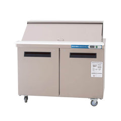 48 inch Salad Sandwich Prep Table Refrigerator, Mega Top, Stainless Steel Food Prep Cooler