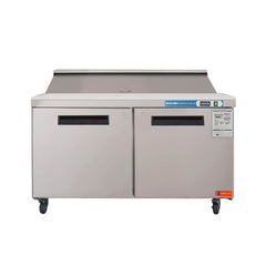 48 inch Salad Sandwich Prep Table Refrigerator, Stainless Steel Food Prep Cooler