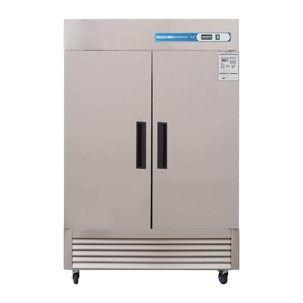 EQCHEN 54 Inch 2 Door Commercial Upright Freezer