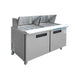 EQCHEN 60 Inch Mega Top Sandwich Prep Table Refrigerator