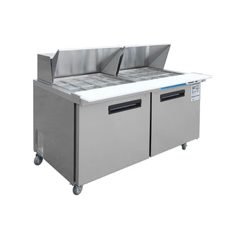 Salad Sandwich Prep Table Refrigerator Stainless Steel