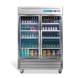 Commercial Beverage Cooler, Refrigerator, Fridge Stainless Steel