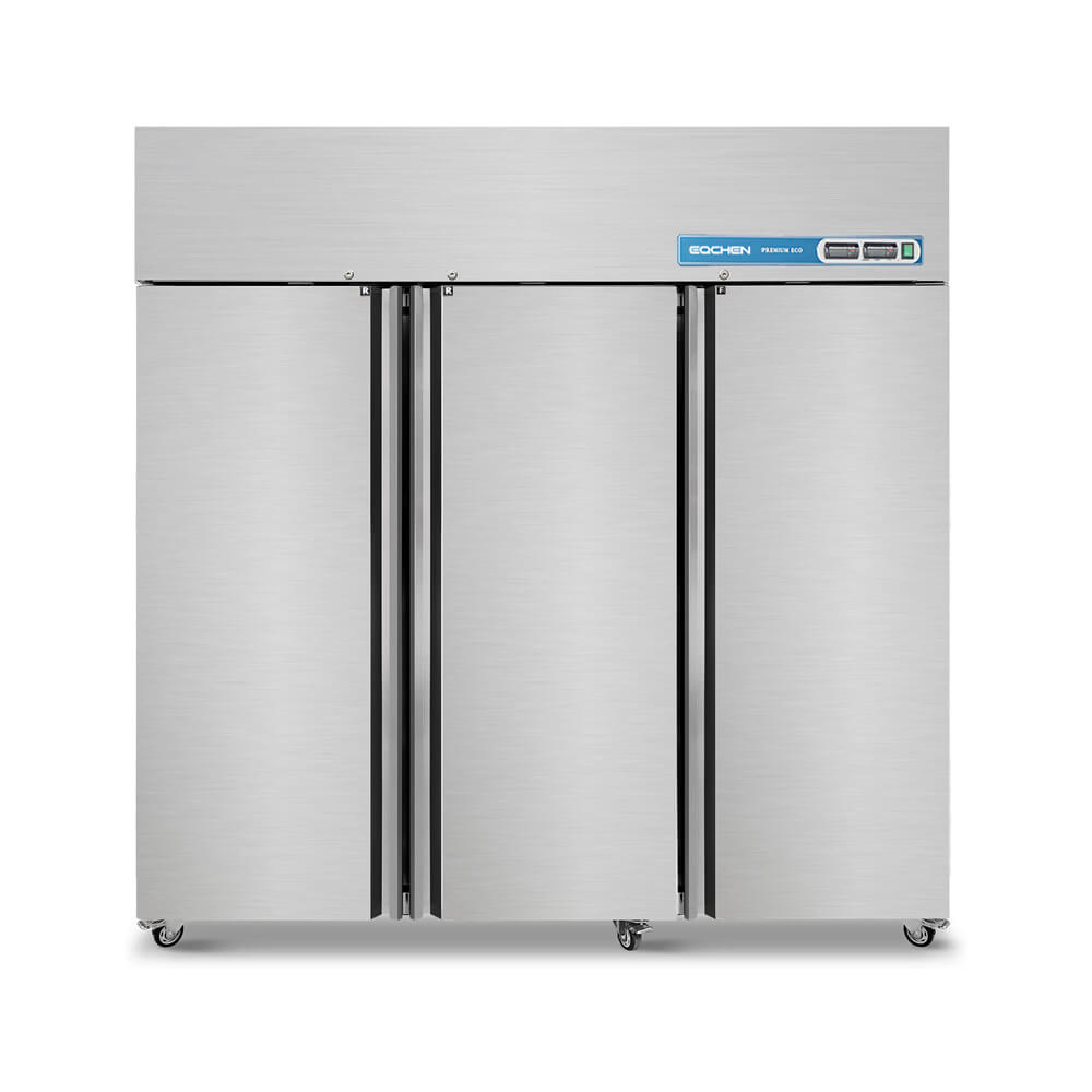 Commercial Reach In Fridge and Freezer Combo, EQCHEN 72" 3 Door Commercial Refrigerator and Freezer Combination - 