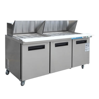 Salad Sandwich Prep Table Refrigerator Stainless Steel