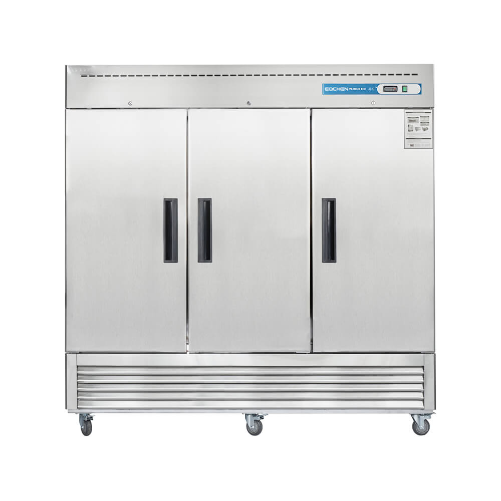 EQCHEN 82 Inch 3 Door Commercial Upright Freezer