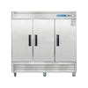 Commercial Reach in Freezer, 3 door 72 Cu.ft Stainless Steel Commercial Upright Freezer Stainless Steel
