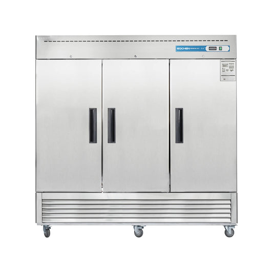 Commercial Reach in Freezer, 3 door 72 Cu.ft Stainless Steel Commercial Upright Freezer Stainless Steel