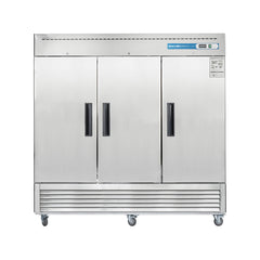 Commercial Reach in Freezer, 3 door 72 Cu.ft Stainless Steel Commercial Upright Freezer
