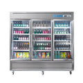 Commercial Beverage Cooler, Refrigerator, Fridge Stainless Steel