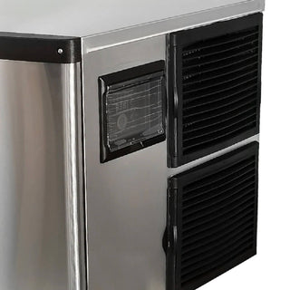 EQCHEN 350 lb Ice Maker, 350 Pound Ice Machine Stainless Steel