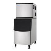 EQCHEN 500 lb Ice Maker Commercial Ice Machine with 375 lb Ice Bin