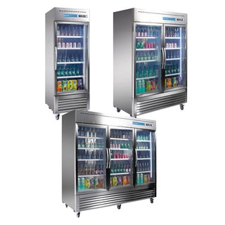 Commercial Beverage Cooler, Refrigerator, Fridge Stainless Steel